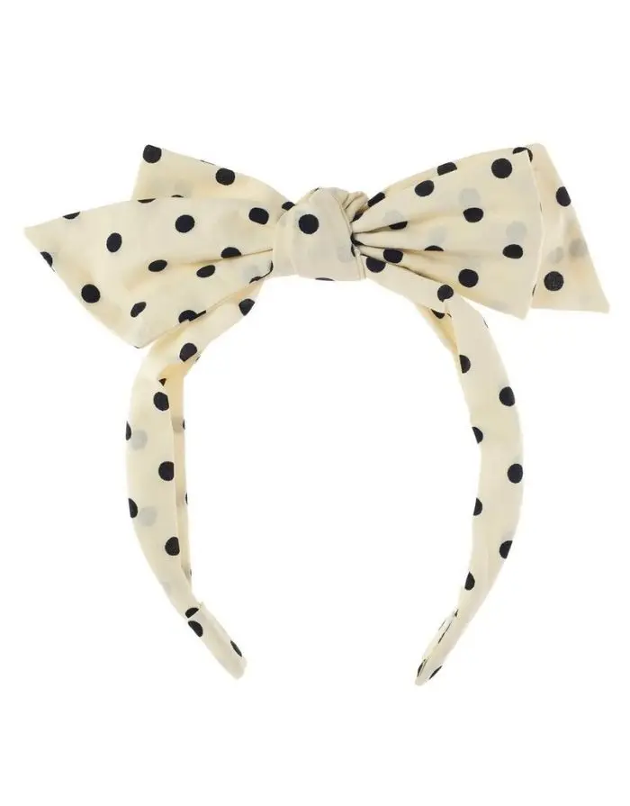 Haarreifen I Polka Dot Double Bow