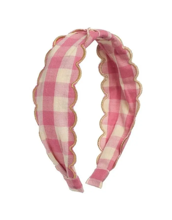 Haarreifen I Scalloped Gingham