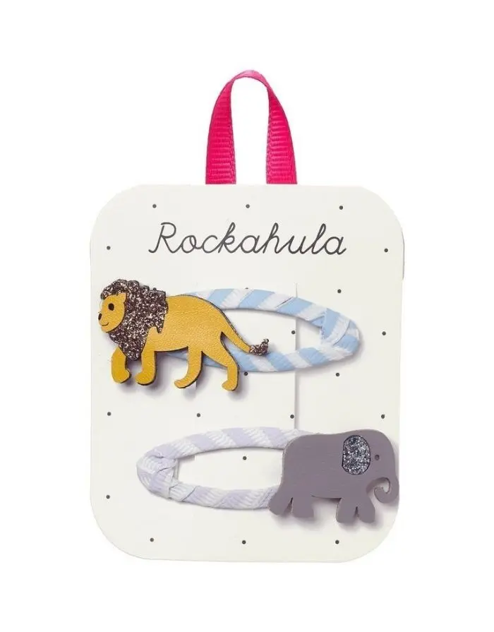 Haarspangen 2-er Set I Party Animals Stripy