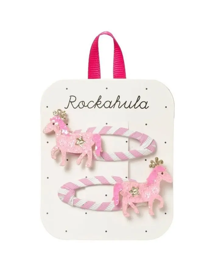 Haarspangen 2-er Set I Pink Pony
