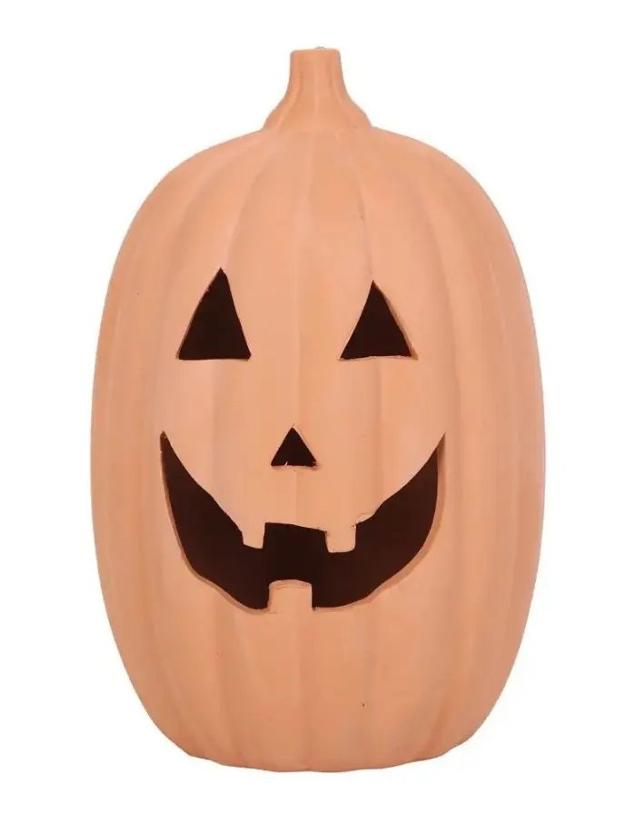 Halloween Kürbis 23cm I Terrakotta