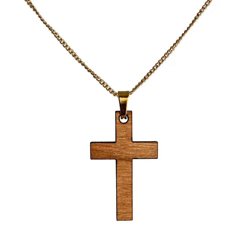 Halskette aus Kirschholz "Kreuz" Nr. 100.501