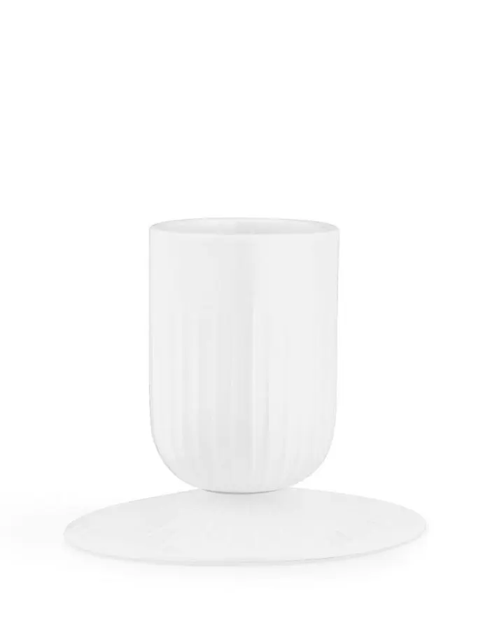 Hammershøi Blockkerzenhalter Höhe 9.5cm I Weiß