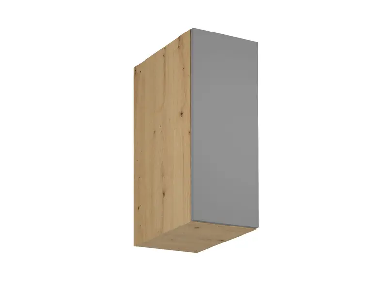 Hängeschrank G30G P/L – Velora – Kompakter Glasvitrinen-Oberschrank für jede Nische