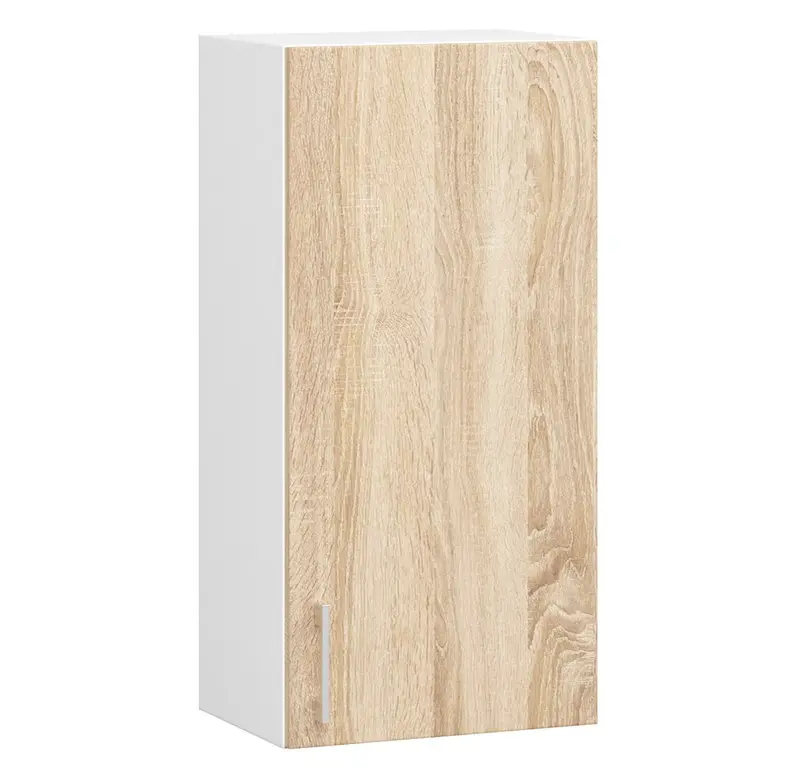 Hängeschrank – LIMA – W40 D1, Weiß / Sonoma Eiche Matt, 1 Tür