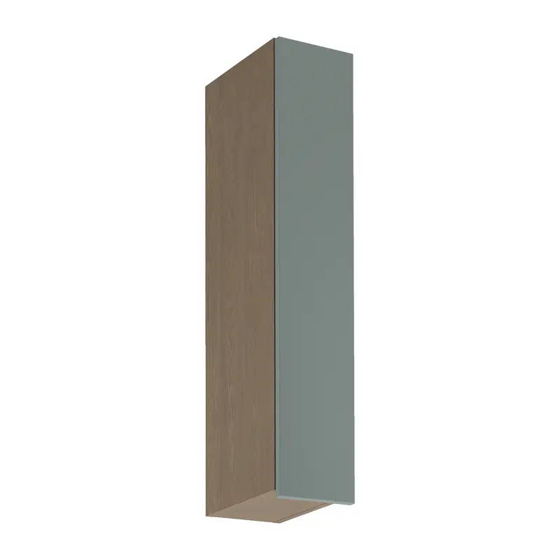 Hängeschrank – LIVARO – G20 P/L Grün / Dunkle Eiche