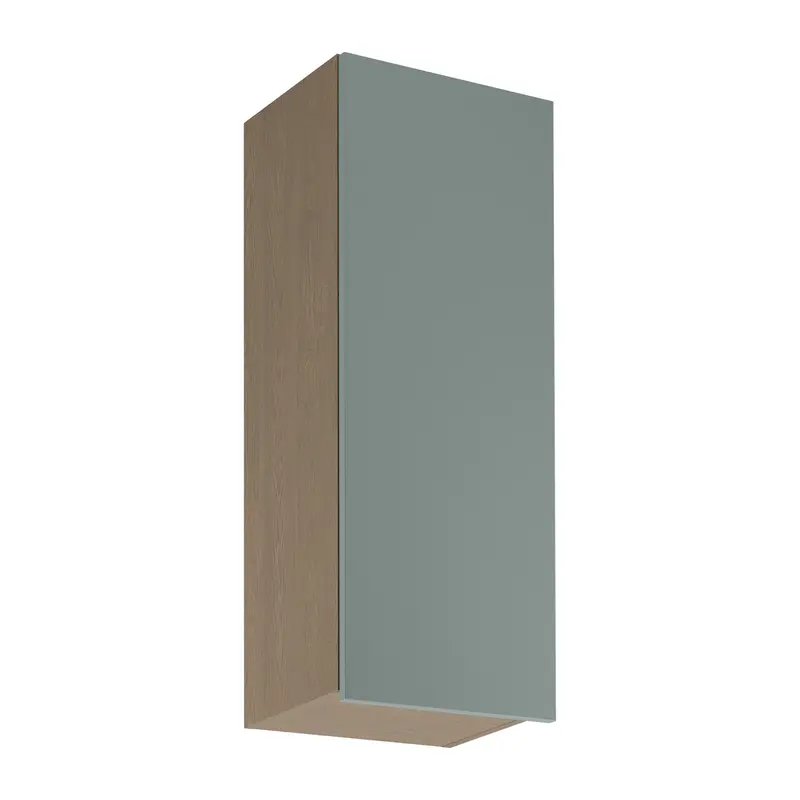 Hängeschrank – Livaro – G40 P/L Grün / Dunkle Eiche