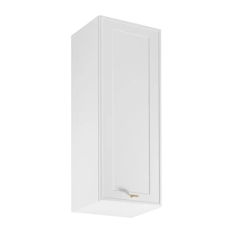 Hängeschrank – Livaro – G40 P/L Weiß / Weiß Rahmen