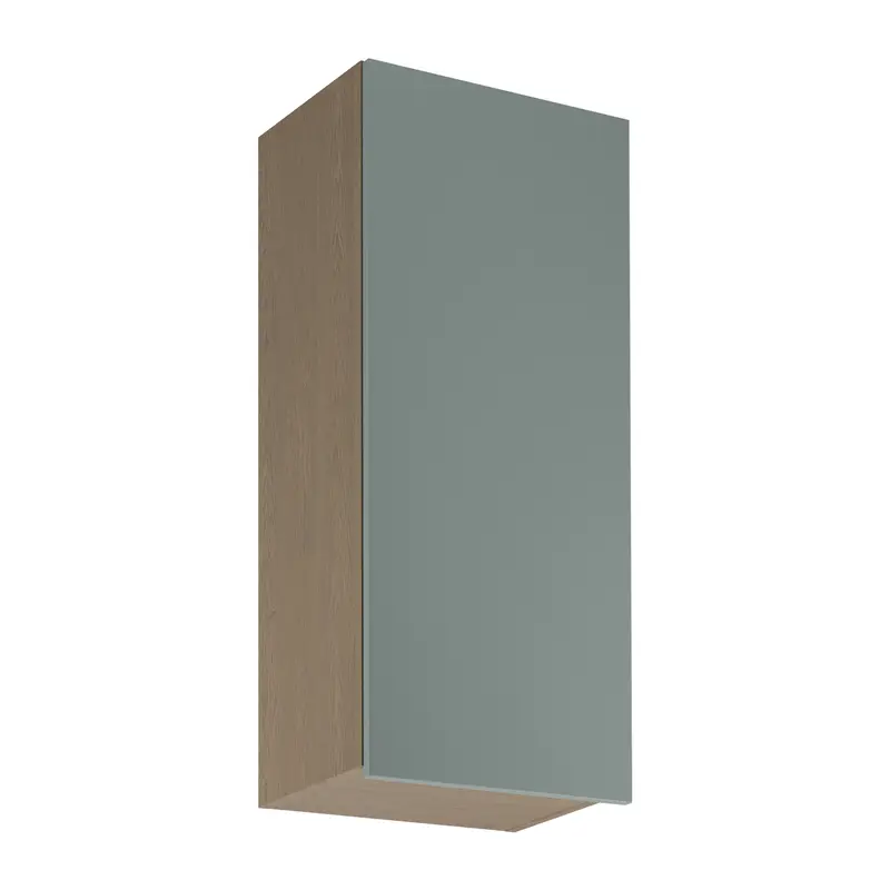 Hängeschrank – Livaro – G45 P/L Grün / Dunkle Eiche