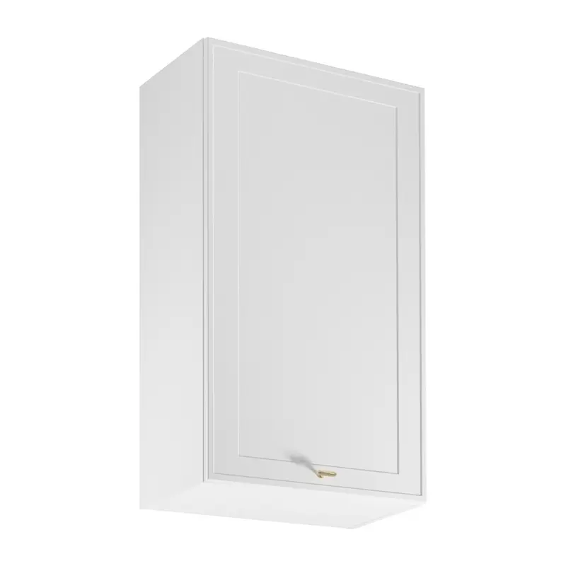 Hängeschrank – Livaro – G60 P/L Weiß / Weiß Rahmen