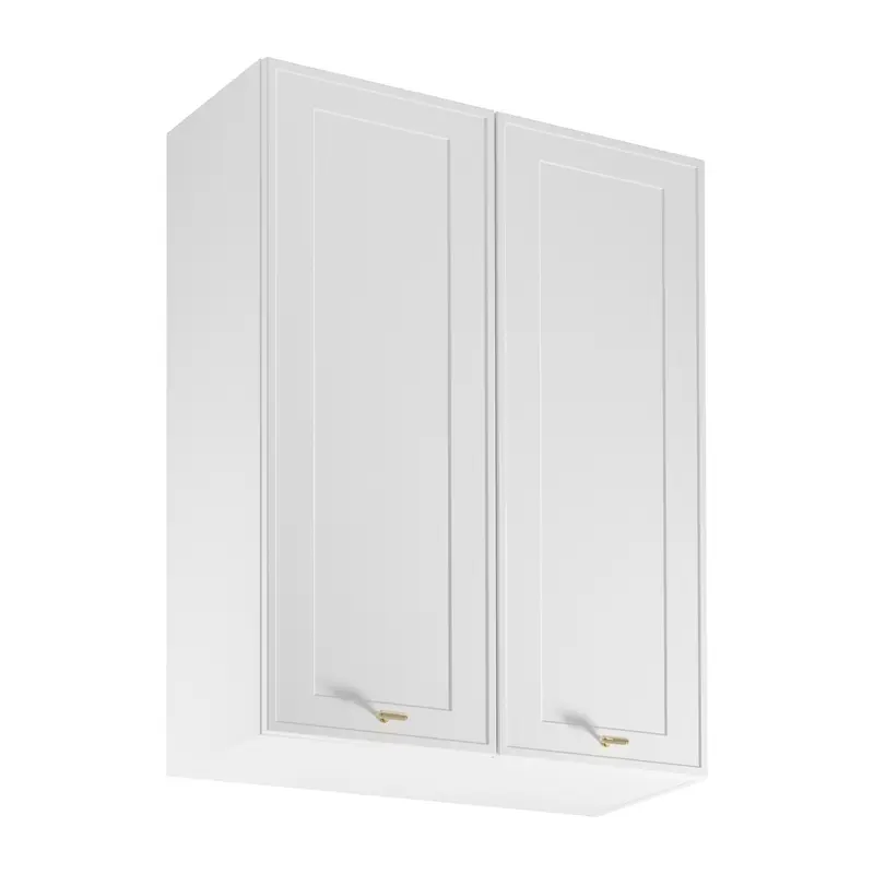 Hängeschrank – Livaro – G80 Weiß / Weiß Rahmen