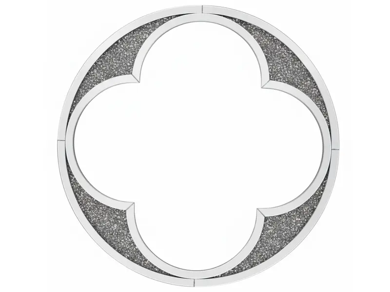Hängespiegel Kristallsteinoptik ∅ 105 cm
