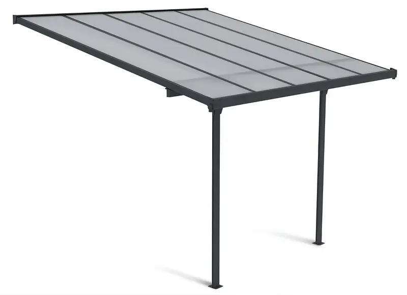 Hardmaister Atlanta 3,1x3m - Kaltgrau | Carport Alu Terassenüberdachung