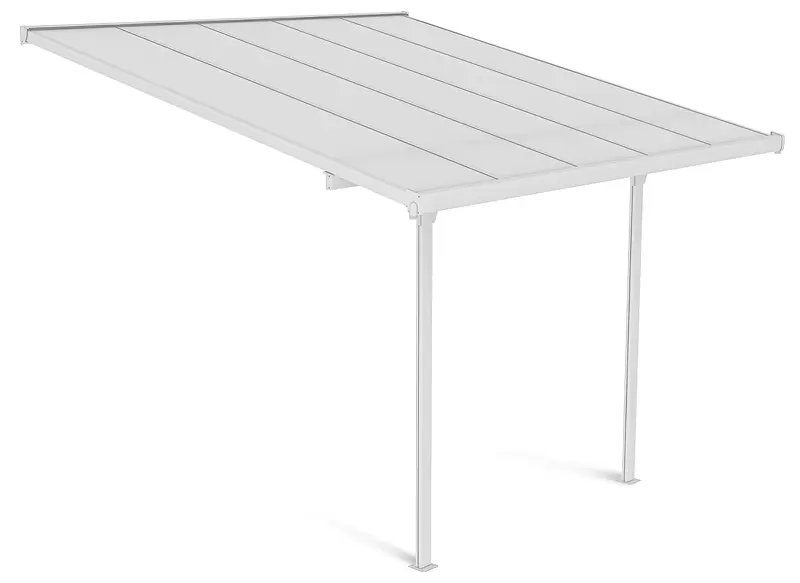 Hardmaister Atlanta 3,1x3m Weiß | Alu Carport / Terrassenüberdachung