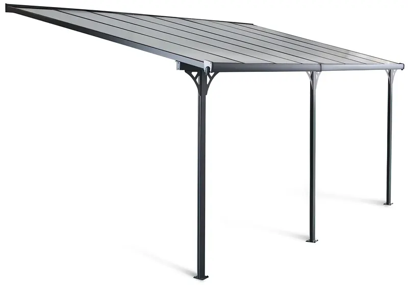 Hardmaister Atlanta 3x5m Kaltgrau | Carport - Wand-Terrassendach