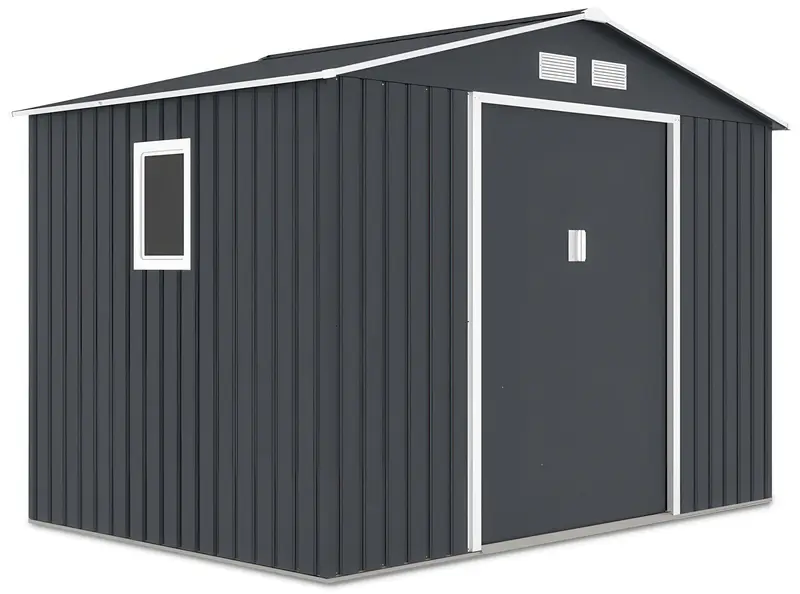 Hardmaister Metall Gerätehaus Hudson 277x191 cm Anthrazit