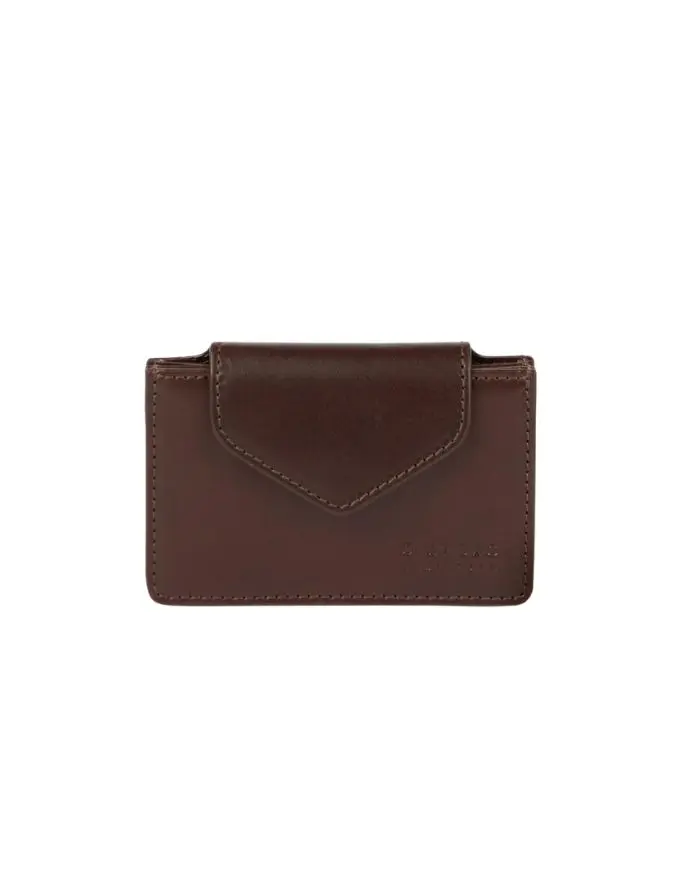 Harmonica Wallet Classic Leather I Chocolate