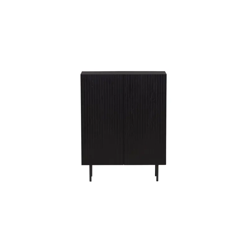 Highboard Björkön - Schwarz