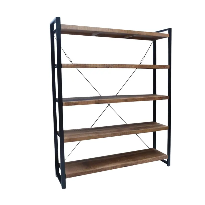 Highboard Britt aus Mangoholz 200cm - Braun