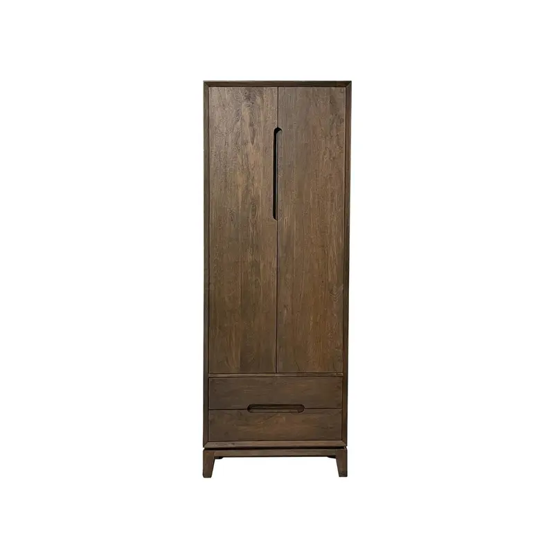 Highboard Cortez aus Mangoholz 200cm - Dunkelbraun