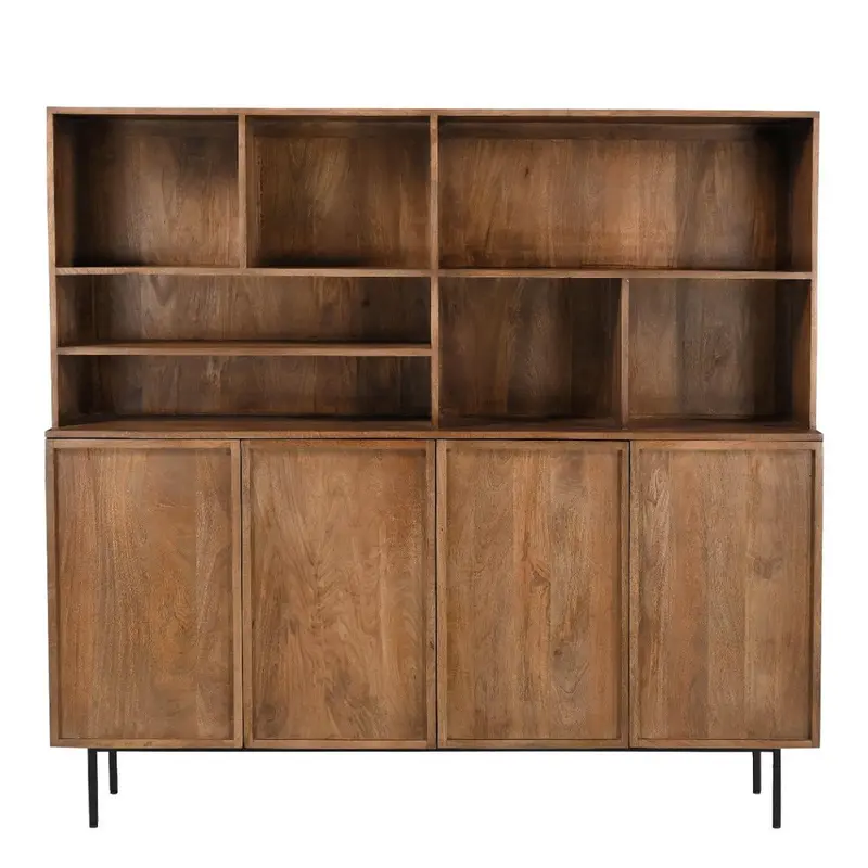 Highboard Elan aus Mangoholz 180cm - Braun