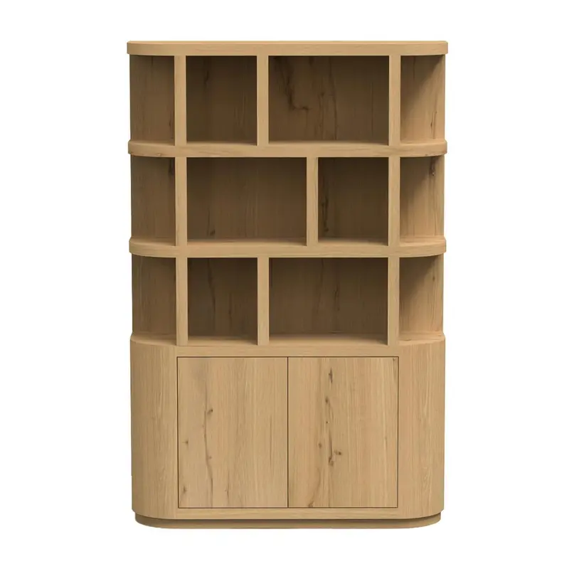 Highboard Novero 220cm - Hellbraun