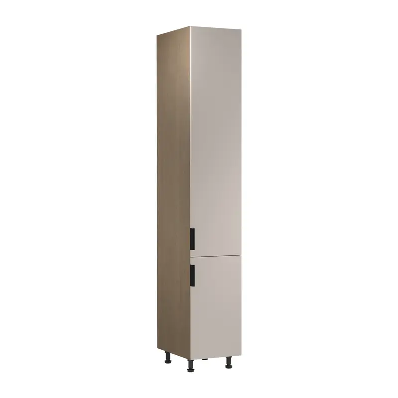 Hochschrank – Livaro – D40SPWN P/L Beige / Dunkle Eiche