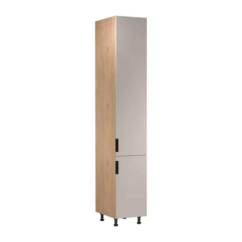 Hochschrank – Livaro – D40SPWN P/L Beige / Sonoma Eiche