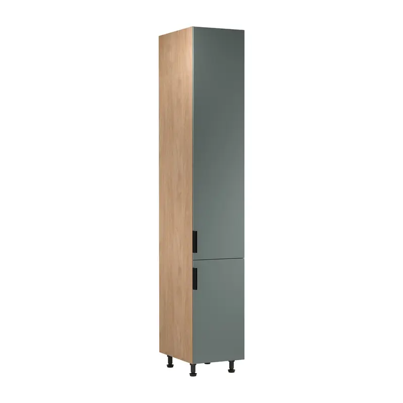 Hochschrank – Livaro – D40SPWN P/L Grün / Sonoma Eiche