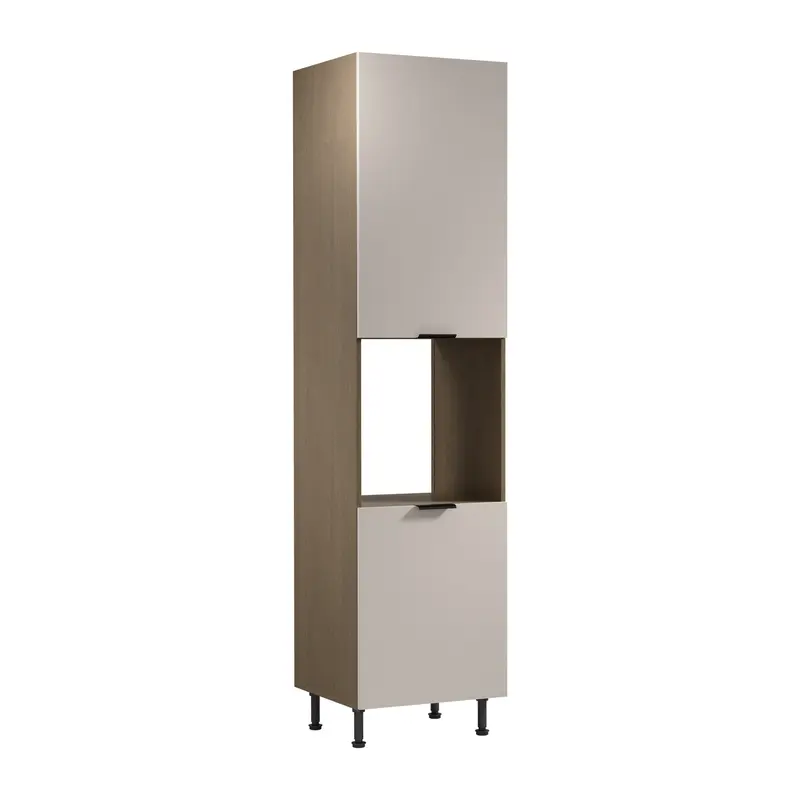 Hochschrank – Livaro – D60PWN P/L Beige / Dunkle Eiche
