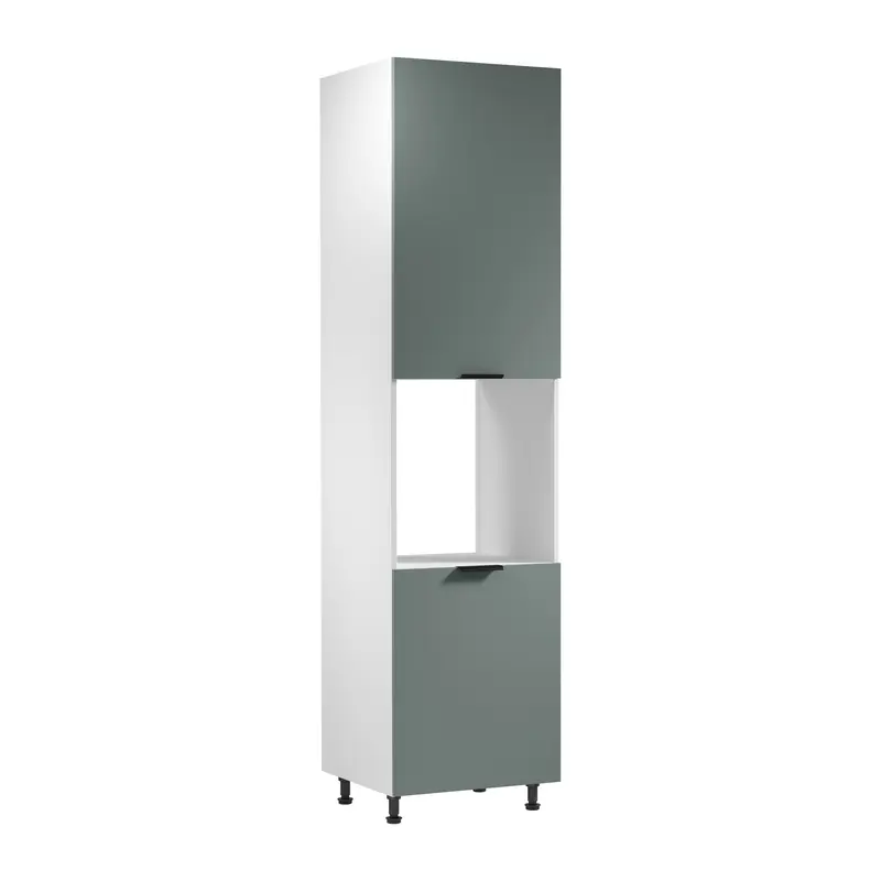 Hochschrank – Livaro – D60PWN P/L Grün Matt / Weiß