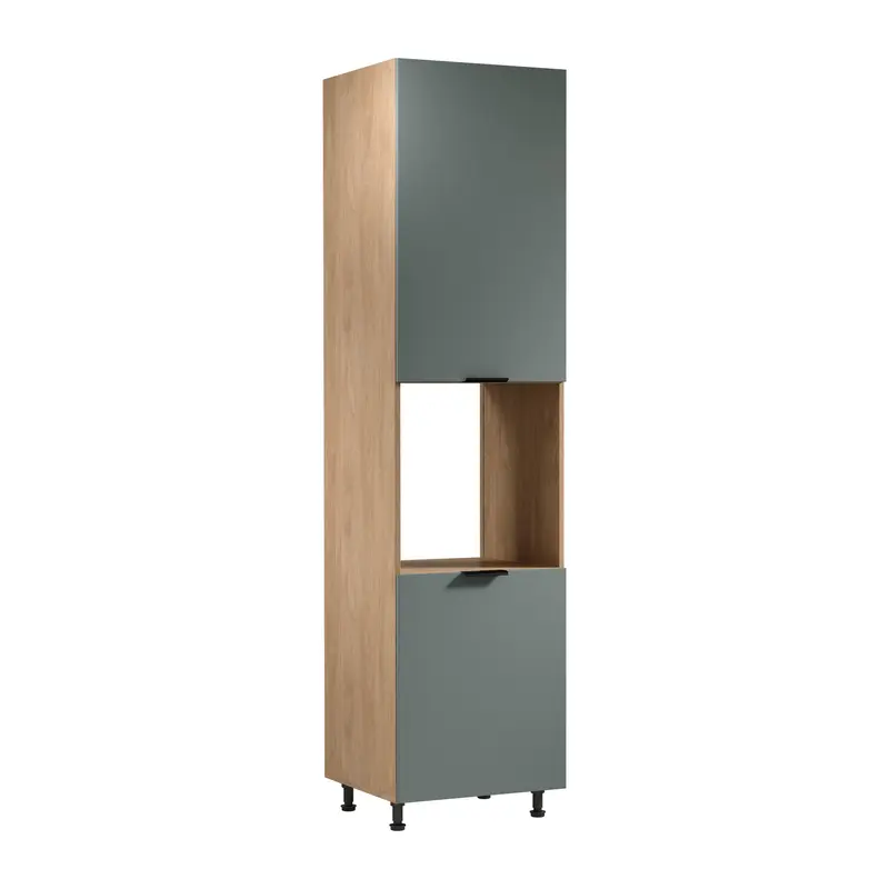 Hochschrank – Livaro – D60PWN P/L Grün / Sonoma Eiche