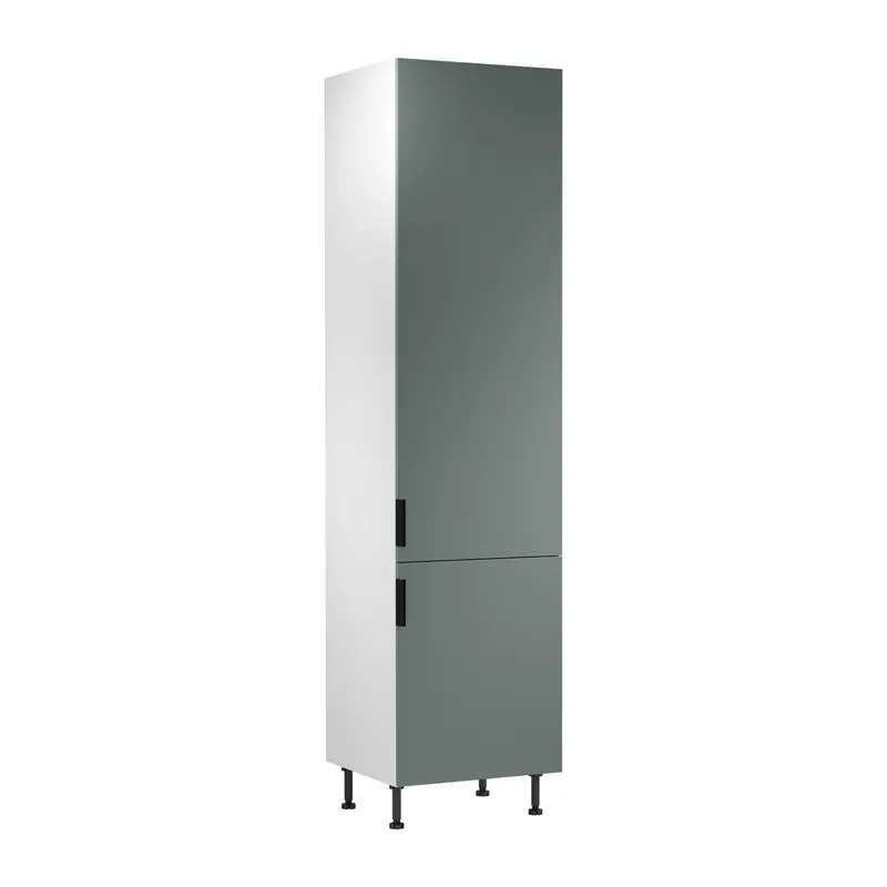 Hochschrank – Livaro – D60T P/L AX Grün Matt / Weiß