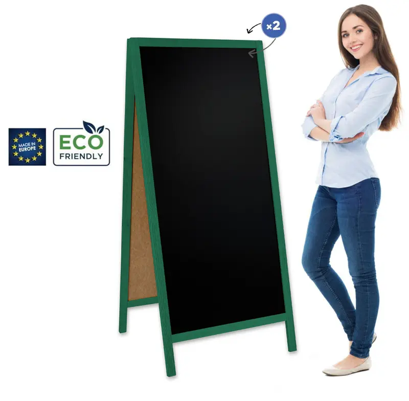 Holz-Kundenstopper Classic XL (72 x 160 cm)