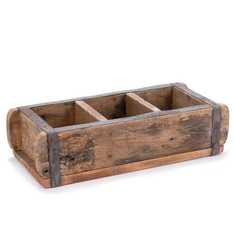 HOLZ ZIEGELFORM "BRICK" | Recyclingholz | Vintage Holzziegel | Anzahl