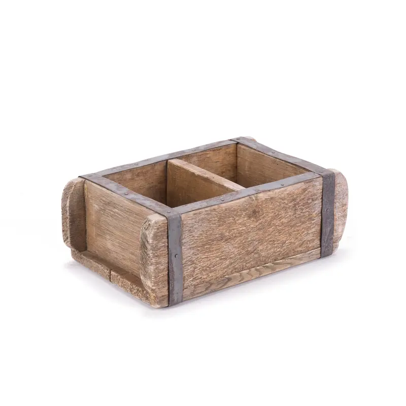 HOLZ ZIEGELFORM "BRICK" | Recyclingholz | Vintage Holzziegel | Anzahl
