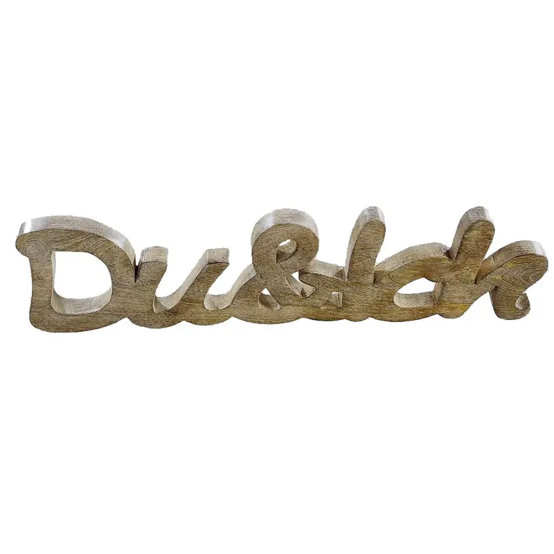 Holzaufsteller "Du & Ich" 46cm