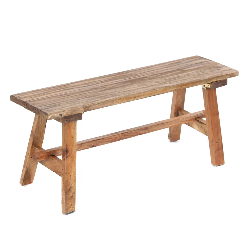 HOLZBANK "ANZIO" | Mahagoni, 90x39x26 cm (HxBxT) | Faltbank | Farbe