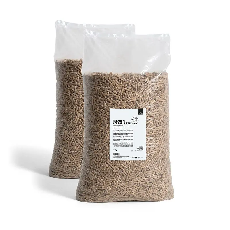 Holzpellets 2x15kg - Fichtensägemehl Raucharm Nachhaltig | höfats