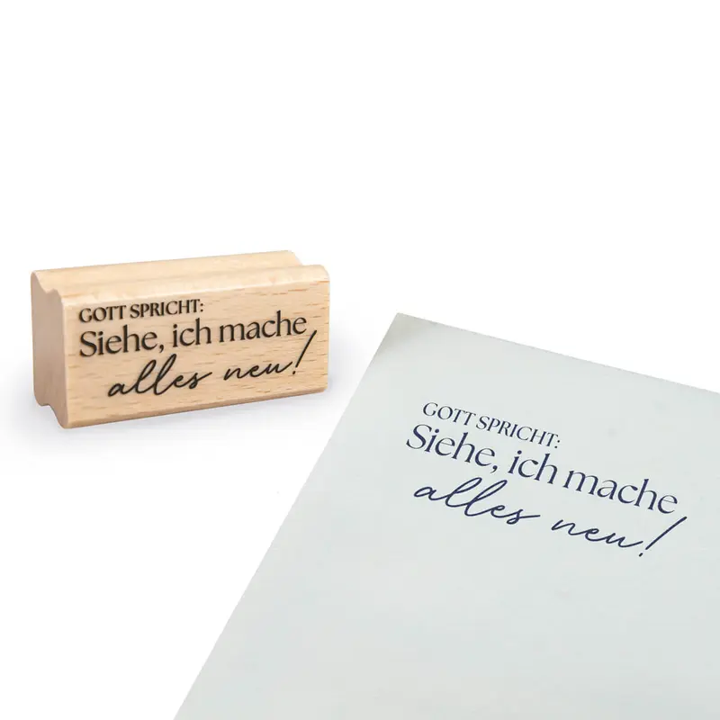 Holzstempel Jahreslosung 2026