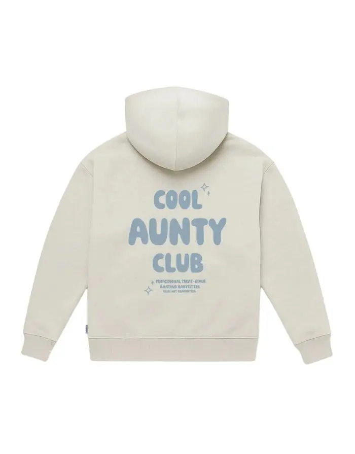 Hoodie Cool Aunty Club I Grau