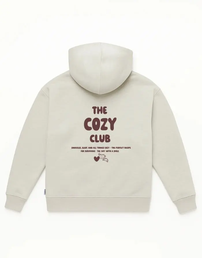 Hoodie The Cozy Club I Grau