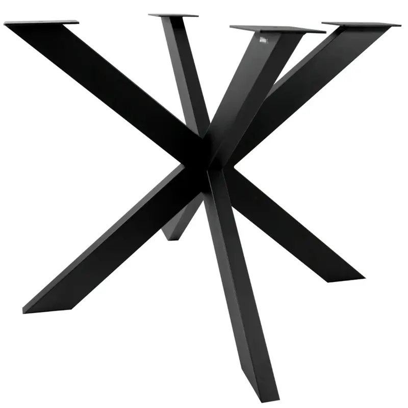 Hora Spider Tischgestell schwarz Metall 94 cm breit 72 cm hoch 150 kg