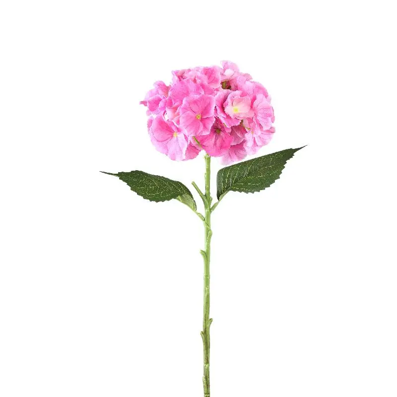 Hortensienblume – Rosa runder Hortensienspray aus Polyesterstoff | PTMD