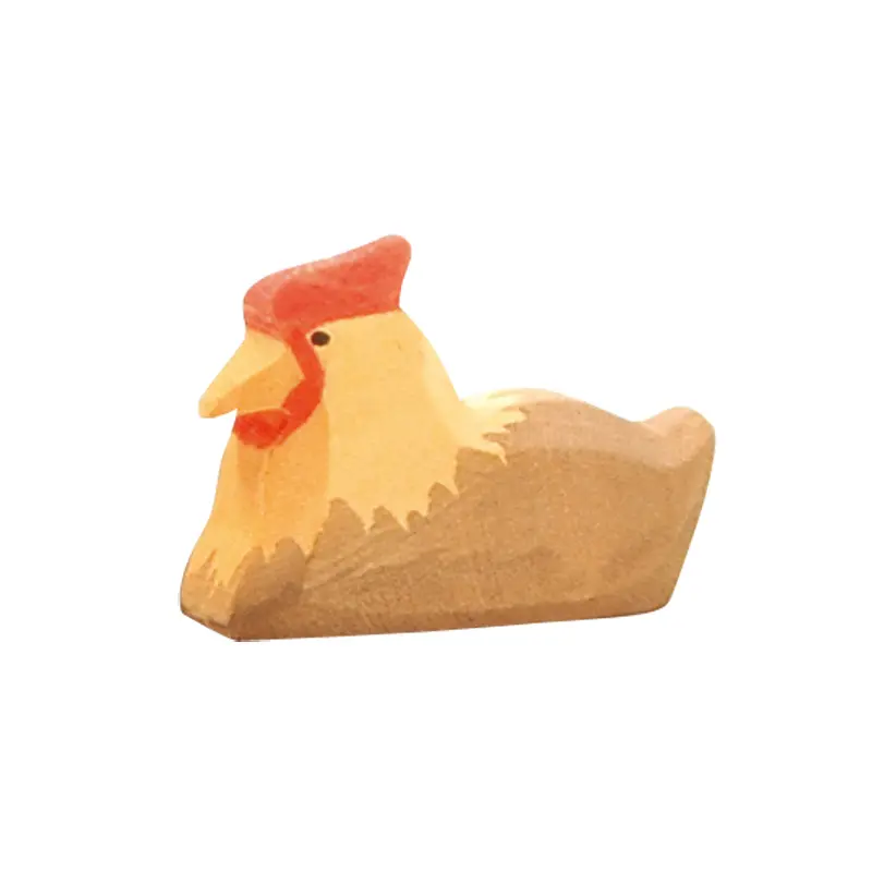 Huhn braun, liegend