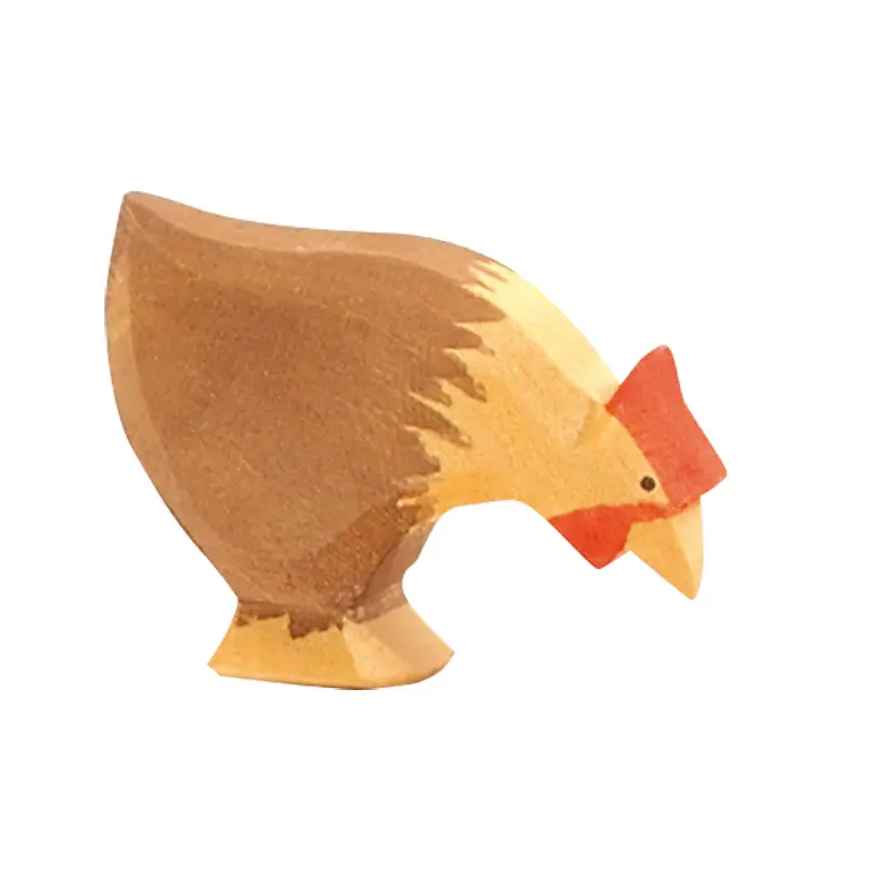 Huhn braun, pickend