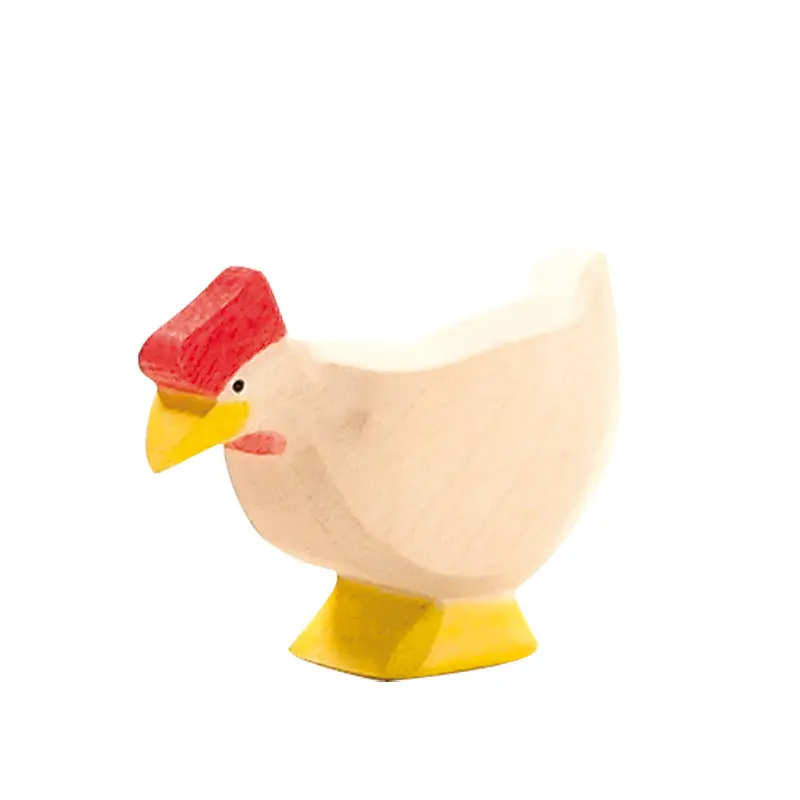Huhn weiß, stehend