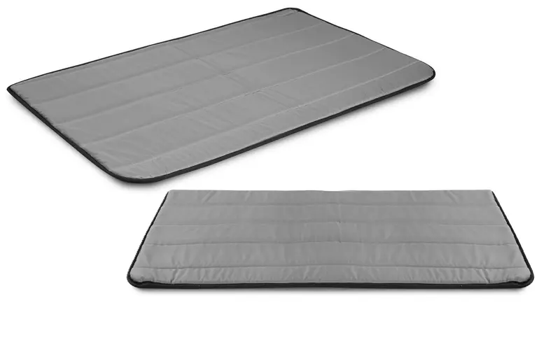 Hundebett mata 100 x 70 cm wasserabweisend grau