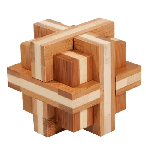 IQ-Test <Doppelkreuz> (Holzpuzzle)