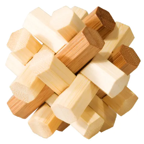 IQ-Test <Doppelter Knoten> (Holzpuzzle)